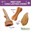 Whimzees by Wellness Occupy Antler Value Bag Treat For Medium Dog (12 pc)