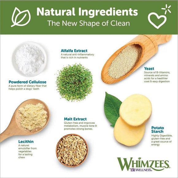 Whimzees by Wellness Stix Natural Grain-Free Dental Chews For Large Dogs (14.8 oz)