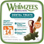WHIMZEES by Wellness Variety Pack Grain-Free Dental Treats For Large Dog (14 ct)