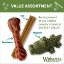WHIMZEES Variety Pack Grain-Free For Dental Dog Treats, Small (56 coun)