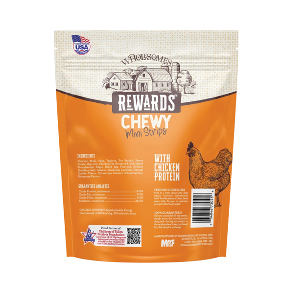 Wholesomes Rewards Chewy Mini Sticks Dog Treat (7 oz) - Dog Treats 7