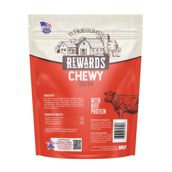 Wholesomes Rewards Chewy Sticks Dog Treat (25 oz) - Dog Treats 12
