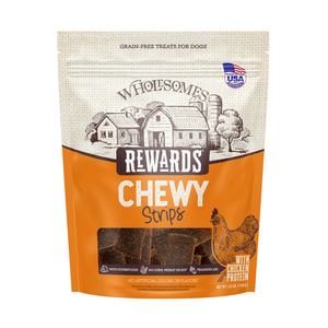 Wholesomes Rewards Chicken Chewy Strips Dog Treats (25 oz) - Dog Treats 1