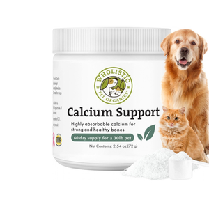 Wholistic Pet Calcium Support for Dogs & Cats 2.5 oz - Pet Vitamins & Supplements 1