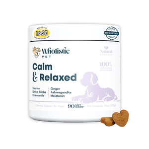 Wholistic Pet Calm & Relaxed Soft Chews for Dogs (90 Chews) - Dog Treats & Chews 1