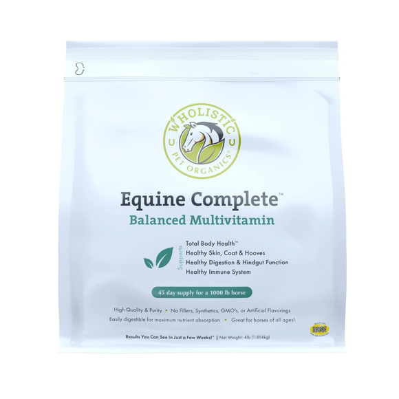 Wholistic Pet Equine Complete Original Whitefish Flavor Multivitamin for Horse 4 lbs - Horse Supplements & Vitamins 1