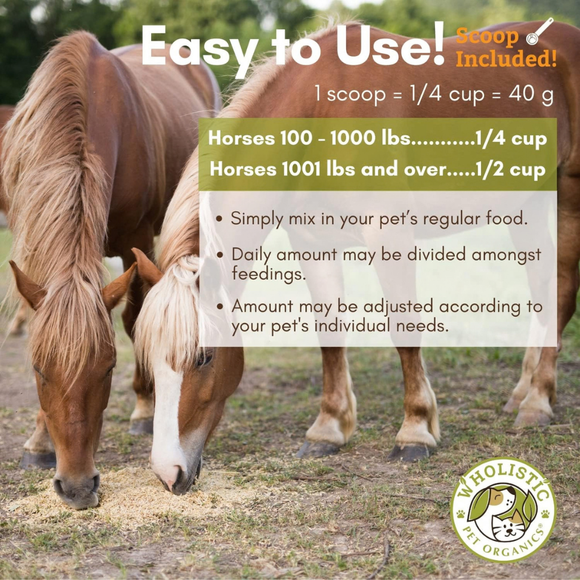 Wholistic Pet Equine Complete Original Whitefish Flavor Multivitamin for Horse 4 lbs - Horse Supplements & Vitamins 5