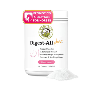 Wholistic Pet Equine Digest-All Plus Probiotic for Horses 1 lb - Probiotic Supplement 1