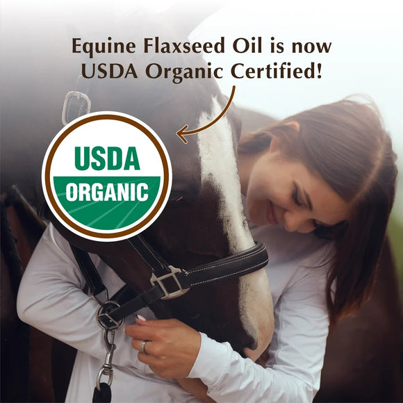 Wholistic Pet Organics Equine Flaxseed Oil 16oz - Supplement for Horses 2