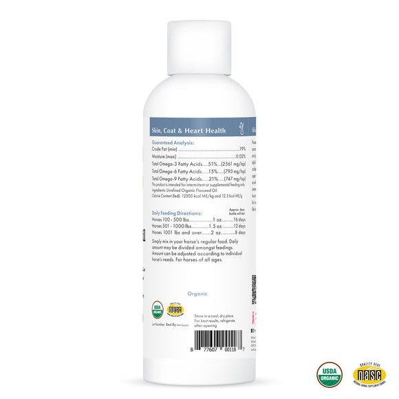 Wholistic Pet Organics Equine Flaxseed Oil 16oz - Supplement for Horses 3