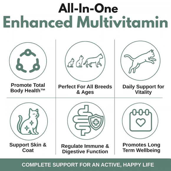 Wholistic Pet Organics Pet Feline Complete for Cat Pumpkin - Multi-Vitamins 3
