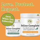 Wholistic Pet Organics Feline Complete Multivitamin for Cat Original Whitefish - Cat Supplements & Vitamins 7