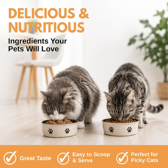 Wholistic Pet Organics Feline Complete Multivitamin for Cat Original Whitefish - Cat Supplements & Vitamins 4