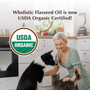 Wholistic Pet Organics Flaxseed Oil - Dog & Cat Skin & Coat Supplements 6