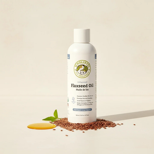 Wholistic Pet Organics Flaxseed Oil - Dog & Cat Skin & Coat Supplements 1