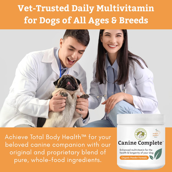 Wholistic Pet Organics Pumpkin Canine Complete Multivitamins for Dog - Dog Multi-Vitamins 4