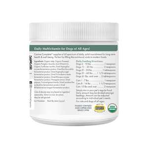 Wholistic Pet Organics Pumpkin Canine Complete Multivitamins for Dog - Dog Multi-Vitamins 2
