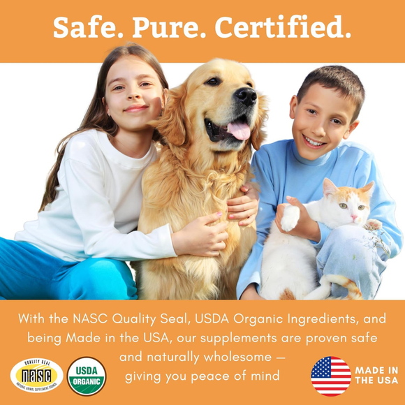 Wholistic Pet Organics Puppy Complete Organic Pumpkin Flavor Multivitamin for Puppies - Dog Vitamins & Supplements 6