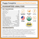Wholistic Pet Organics Puppy Complete Organic Pumpkin Flavor Multivitamin for Puppies - Dog Vitamins & Supplements 5