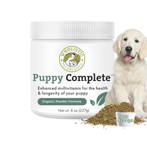 Wholistic Pet Organics Puppy Complete Original White Fish Flavor Multivitamin for Puppies - 8 oz - Dog Supplements &