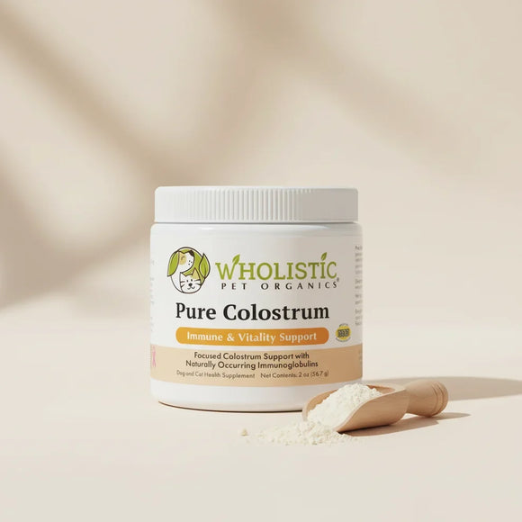 Wholistic Pet Organics Pure Colostrum for Cats & Dogs - Dog & Cat Supplements & Vitamins 1