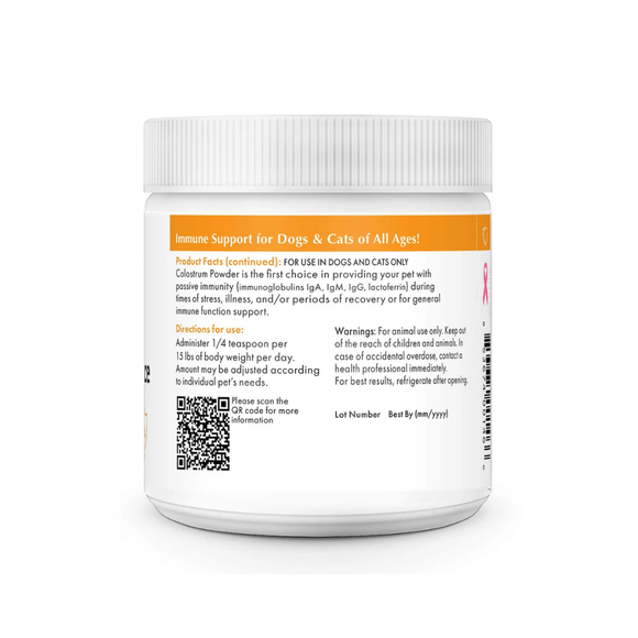 Wholistic Pet Organics Pure Colostrum for Cats & Dogs - Dog & Cat Supplements & Vitamins 5