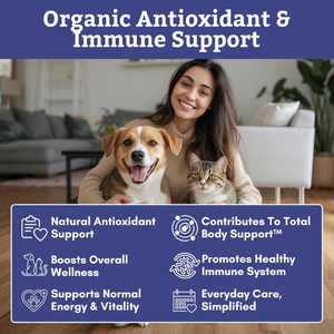 Wholistic Pet Organics Pure Spirulina for Cats & Dogs 3 oz - Dog & Cat Supplements & Vitamins 2