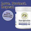 Wholistic Pet Organics Pure Spirulina for Cats & Dogs 3 oz - Dog & Cat Supplements & Vitamins 8