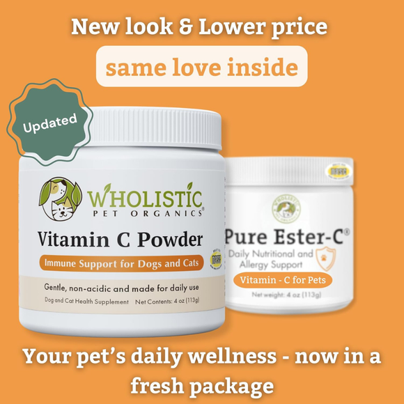 Wholistic Pet Organics Vitamin C Powder for Dogs & Cats - Dog & Cat Supplements & Vitamins 10
