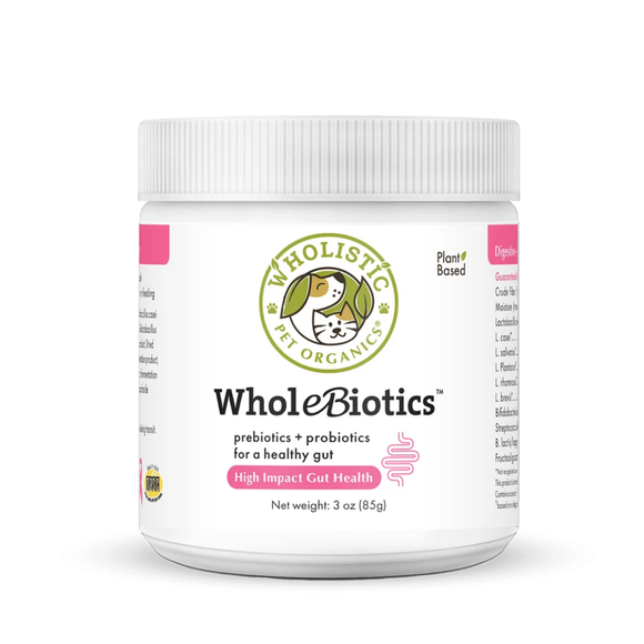 Wholistic Pet Organics WholeBiotics - 3oz - Cat and Dog & Probiotics Supplements 2