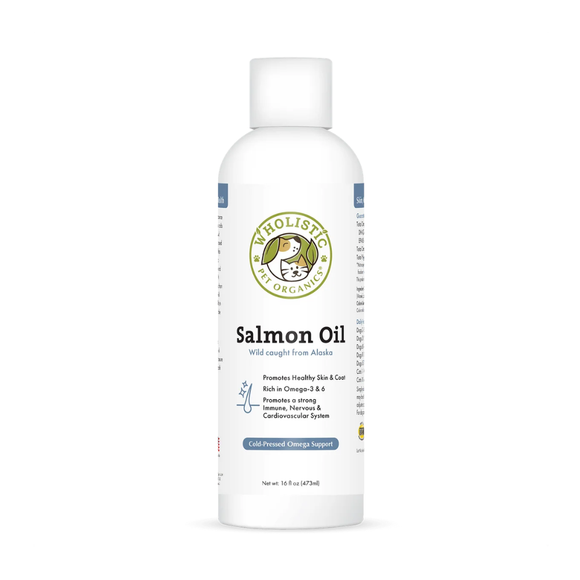 Wholistic Pet Organics Wild Alaskan Salmon Oil - 16 fl oz - Pet Vitamins & Supplements 3