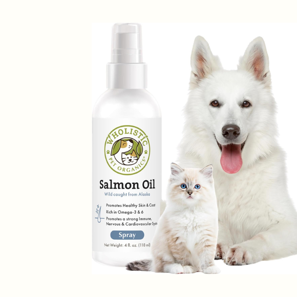 Wholistic Pet Organics Wild Alaskan Salmon Oil - Pet Vitamins & Supplements 13