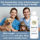 Wholistic Pet Organics Wild Alaskan Salmon Oil - Pet Vitamins & Supplements 11