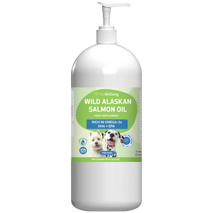 Wild Alaskan Salmon Oil For Dogs (16 oz) - Pet Vitamins & Supplements 1