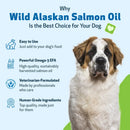 Wild Alaskan Salmon Oil For Dogs (16 oz) - Pet Vitamins & Supplements 8