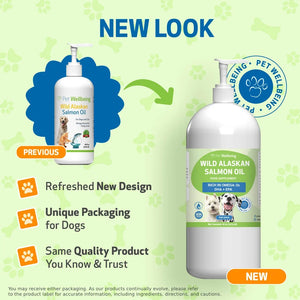 Wild Alaskan Salmon Oil For Dogs (16 oz) - Pet Vitamins & Supplements 2