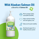 Wild Alaskan Salmon Oil For Dogs (16 oz) - Pet Vitamins & Supplements 7