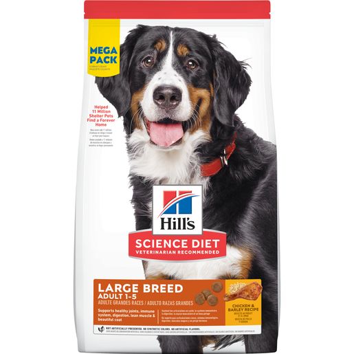 Hill's Science Diet Adult Large Breed Dry Dog Food, Chicken & Barley Recipe, 35 lb Bag