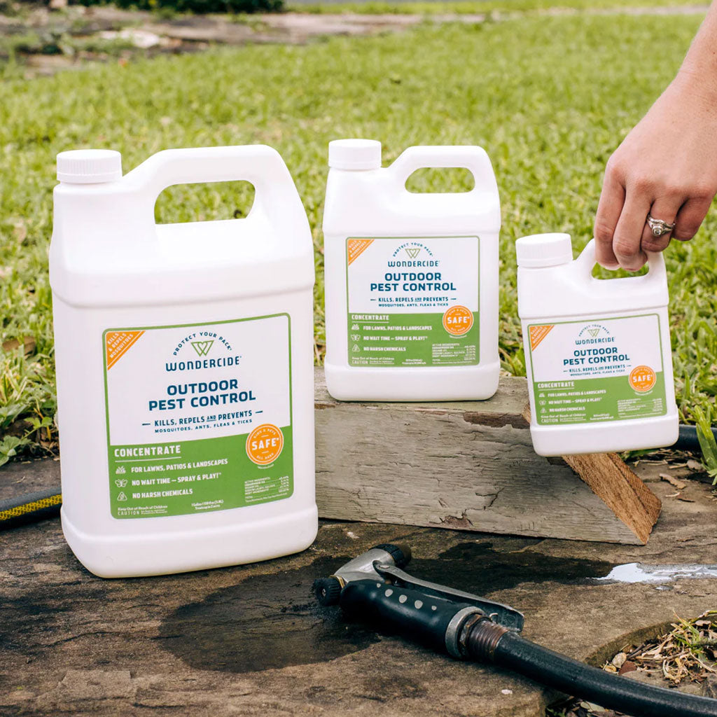 flea spray for garden Wondercide Flea & Tick Yard & Garden 16oz Concentrate