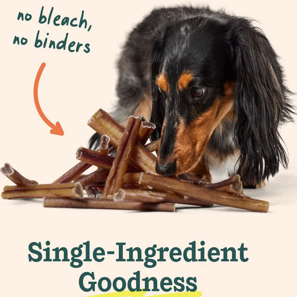 Woof Dog BullySafe Chews Pure Collagen Dog Treats, 6"