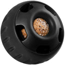 Woof Pupsicle Power Chewer Refillable Dog Treat Dispenser Toy, Black