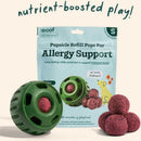 Woof Pupsicle Refill Pops for Allergy Support Peanut Butter & Beef Recipe Lickable Dog Treats, Small