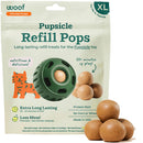 Woof Pupsicle Refill Pops Peanut Butter & Beef Recipe Lickable Dog Treats, X-Large