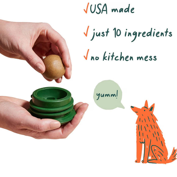 Woof Pupsicle Refill Pops Peanut Butter & Beef Recipe Lickable Dog Treats