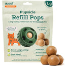 Woof Pupsicle Refill Pops Peanut Butter & Beef Recipe Lickable Dog Treats, Large
