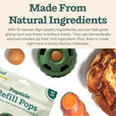 Woof Pupsicle Refill Pops Peanut Butter & Chicken Recipe Grain-Free Lickable Dog Treats - Dog Treats 5