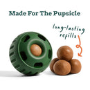 Woof Pupsicle Refill Pops Peanut Butter & Chicken Recipe Grain-Free Lickable Dog Treats