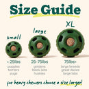 Woof Pupsicle Power Chewer Refillable Dog Treat Dispenser Toy, Green