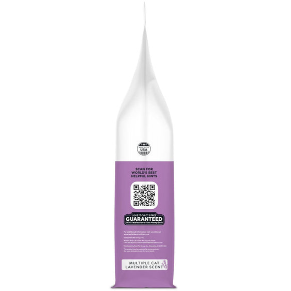 World’s Best Cat Litter Multiple Cat Lavender Scent 28 lbs - Cat Litter & Waste Disposal 9