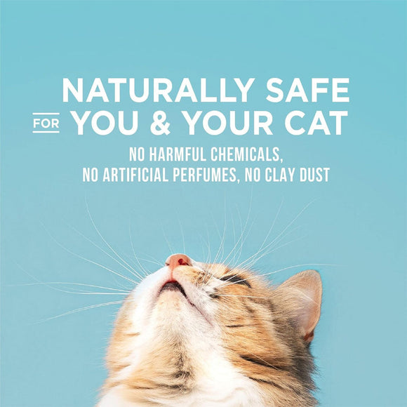 World’s Best Cat Litter Poof Fighter Multiple Cat Light Lemongrass Scent 28 lbs - Cat Litter & Waste Disposal 4